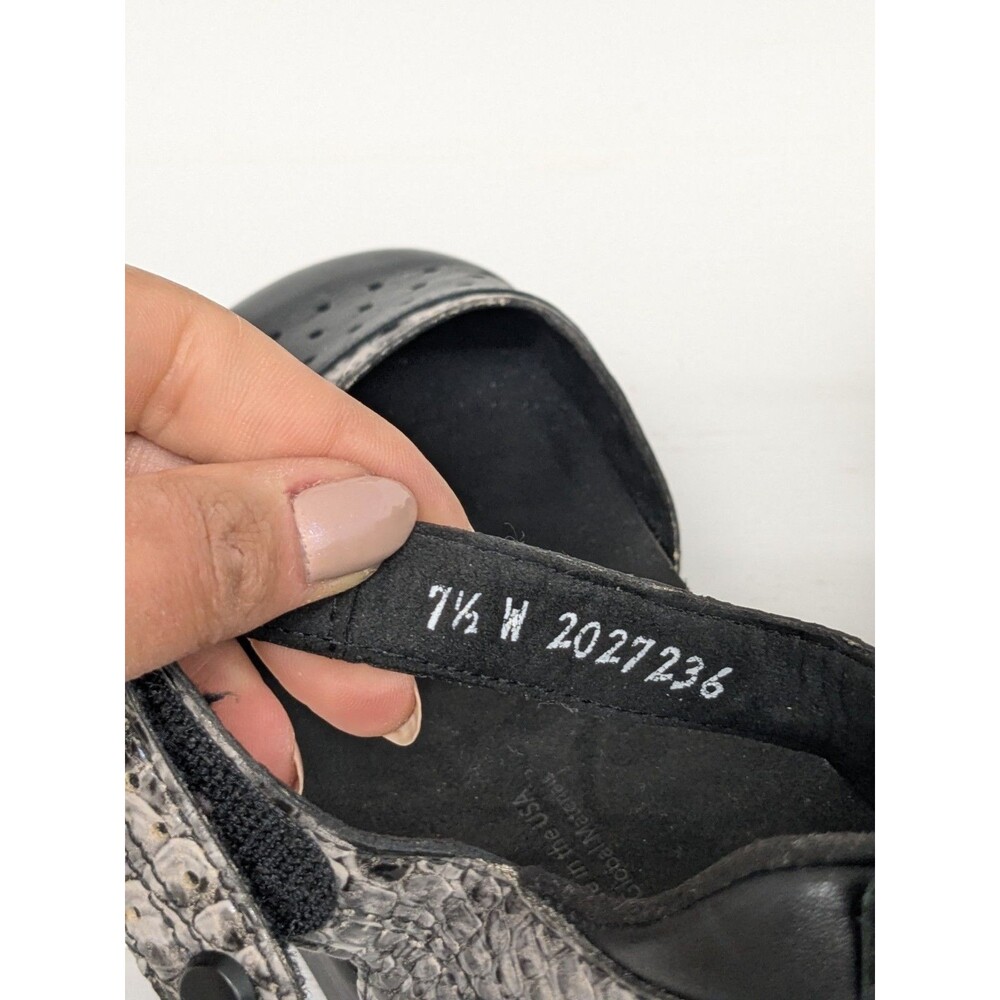 SAS Eden Gravity Women's Mary Jane Shoes Size 7.5 $200 Black Mamba - Picture 6 of 9